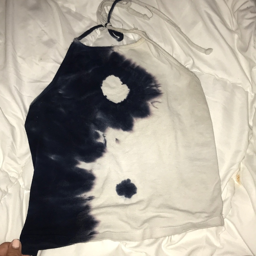 halter no back tank top